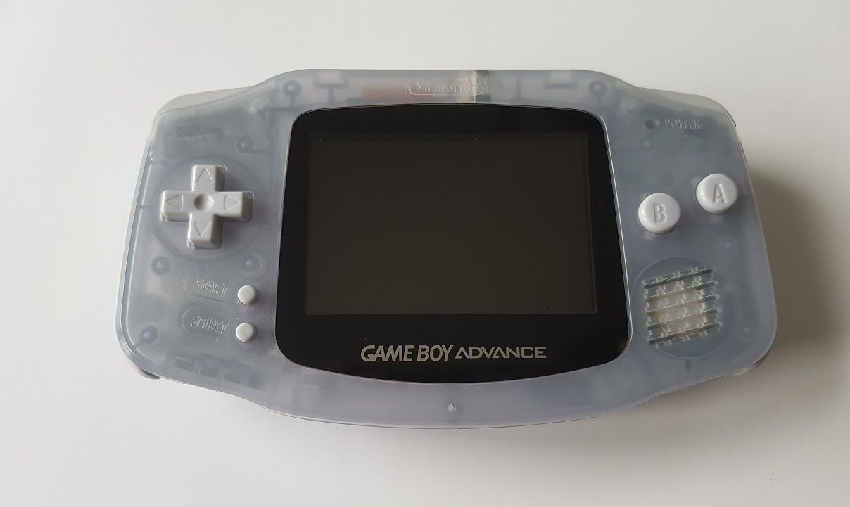 Gameboy Advance Console Glacier backlight IPS - Digital Gaming Heaven