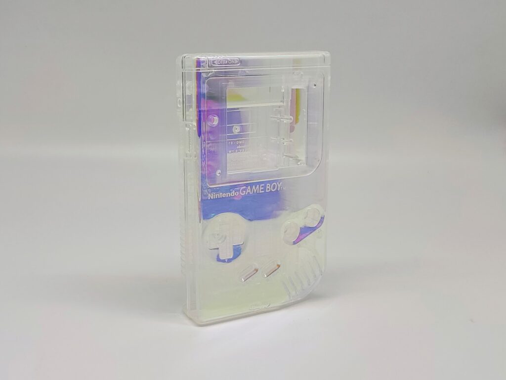 Gameboy Transparent Shell Gameboy DMG shell - Aurora Pearl - Digital Gaming Heaven