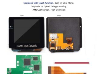 AMOLED LCD Touch Laminated OSD Menu Retro Pixel OLED For GBC