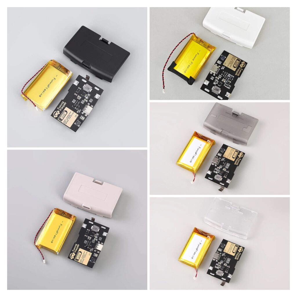 Funnyplaying GBA Game Boy Advance 1800mAh USB C Rechargeable Battery