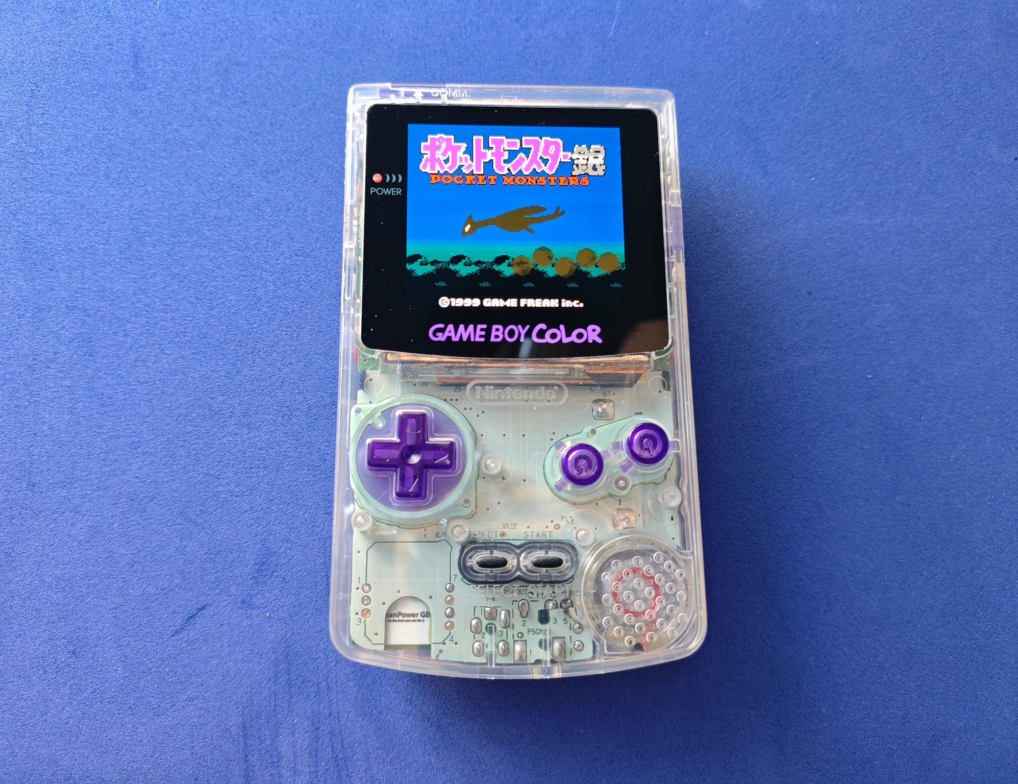 Gameboy Color GBC AMOLED touch menu Retro Pixel AMOLED voltage