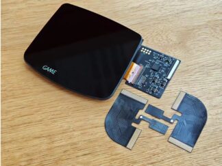 -Funnyplaying GBA Gameboy Advance IPS Laminated V3 IPS Kit M2 - Black