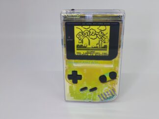 Nintendo Gameboy DMG-01 Backlight IPS Rips V4 - Aurora Pearl - Custom pearl resin buttons